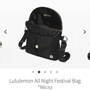 Lululemon All Night Festival Micro Bag